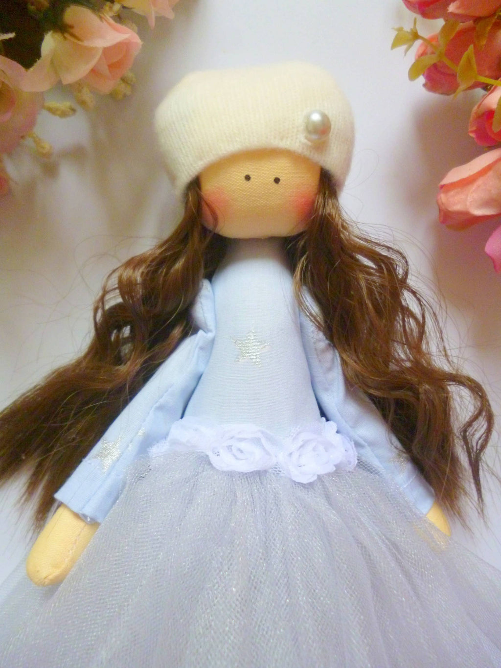 Handmade Cotton Tilda Doll for Nursery Decor