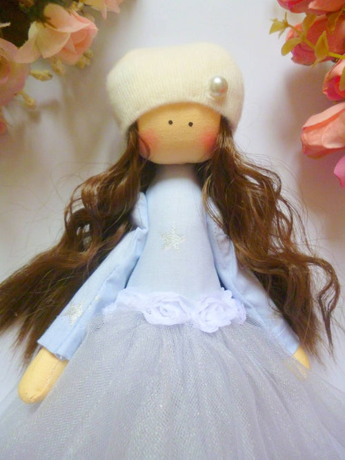 Handmade Cotton Tilda Doll for Nursery Decor