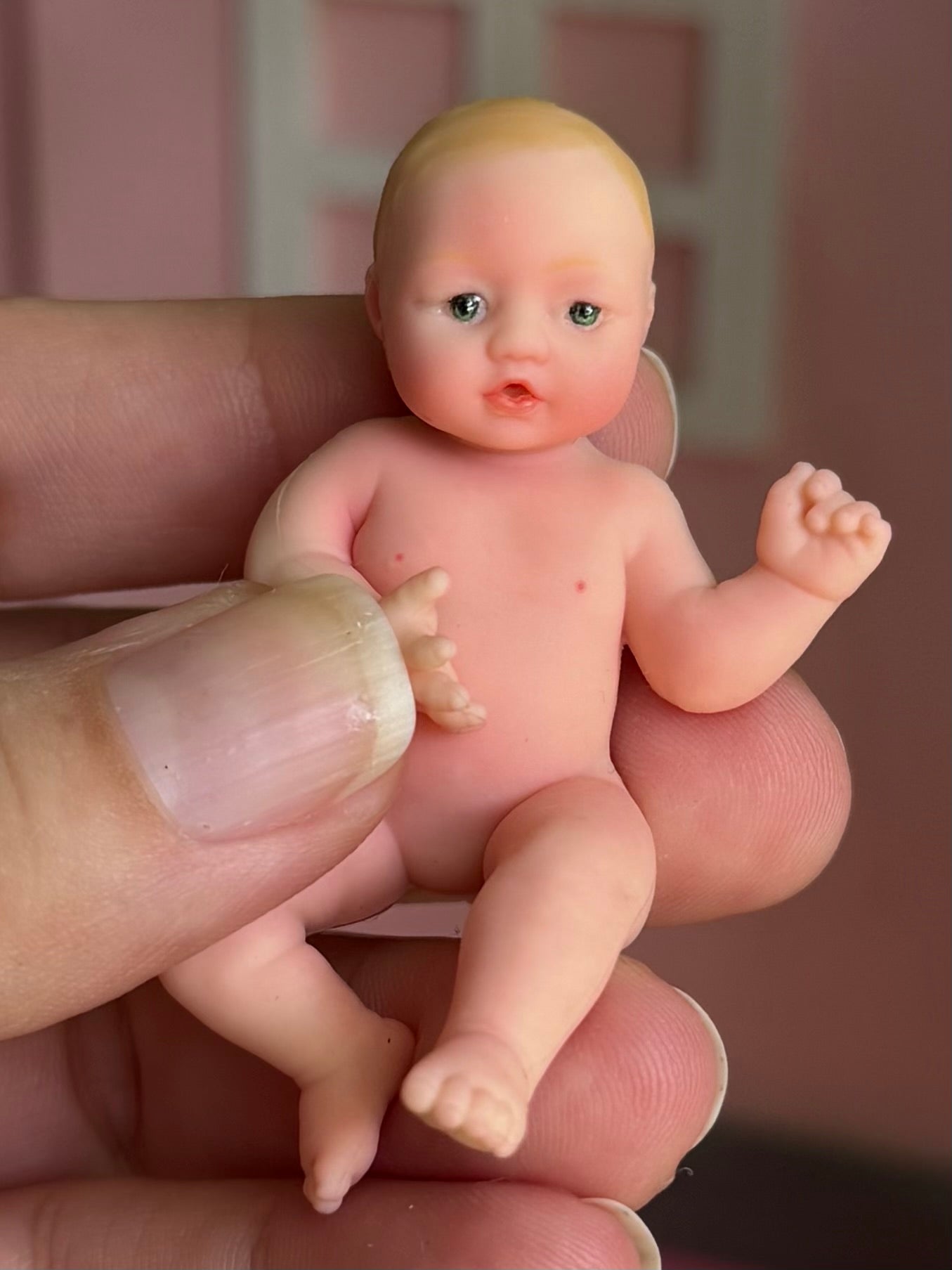 My Mini Baby - Blonde Open-Eye Baby (Choose Your Eye Color)
