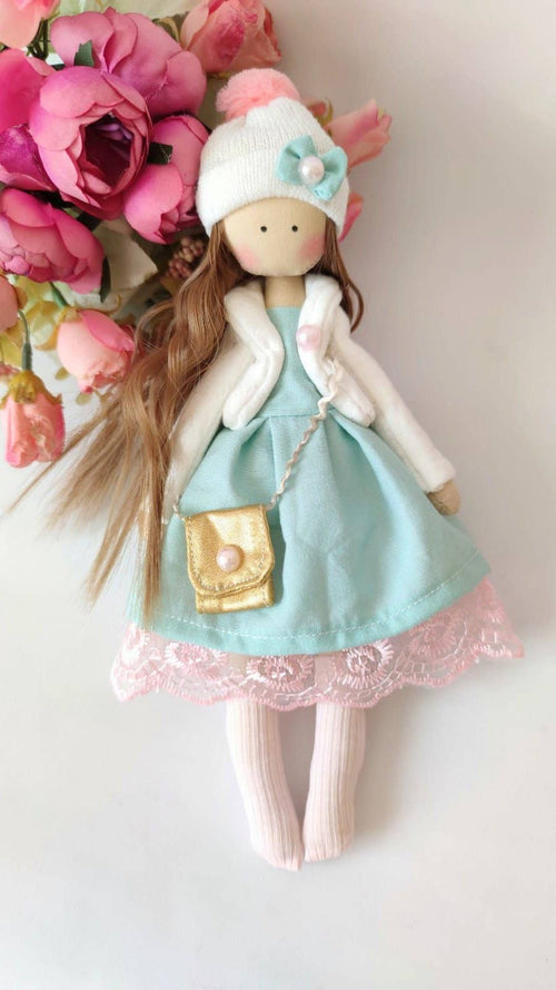 Ballerina Rag Doll - Toddler Girl Gift, Fairy, OOAK