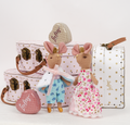 Prince and Princess Mice in a Case little dolls