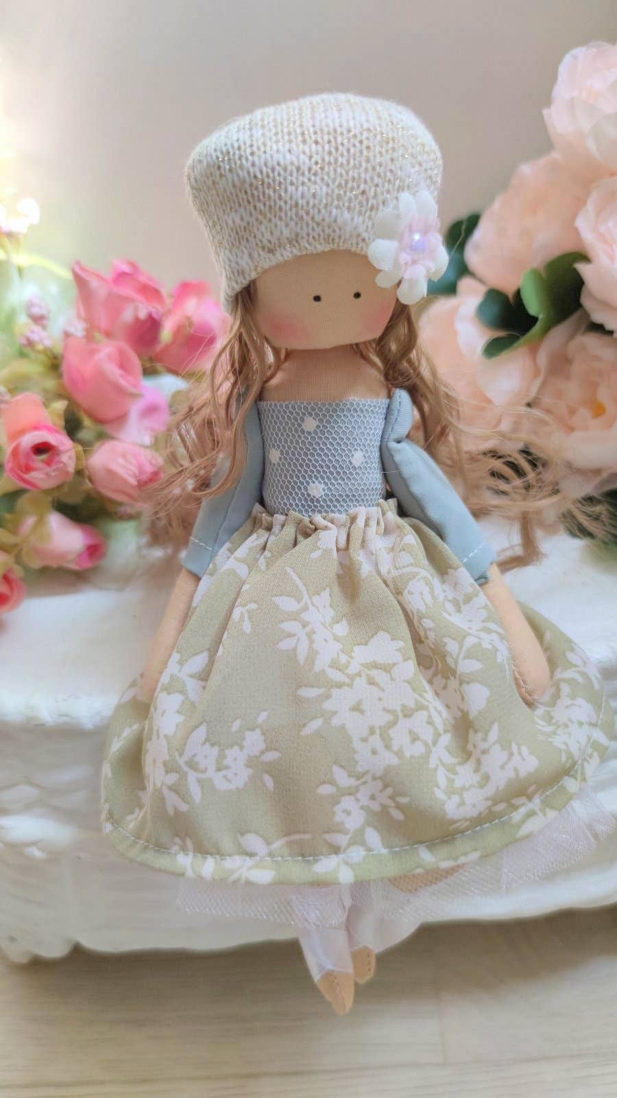 Ballerina Doll, Princess Doll, Handmade cloth doll