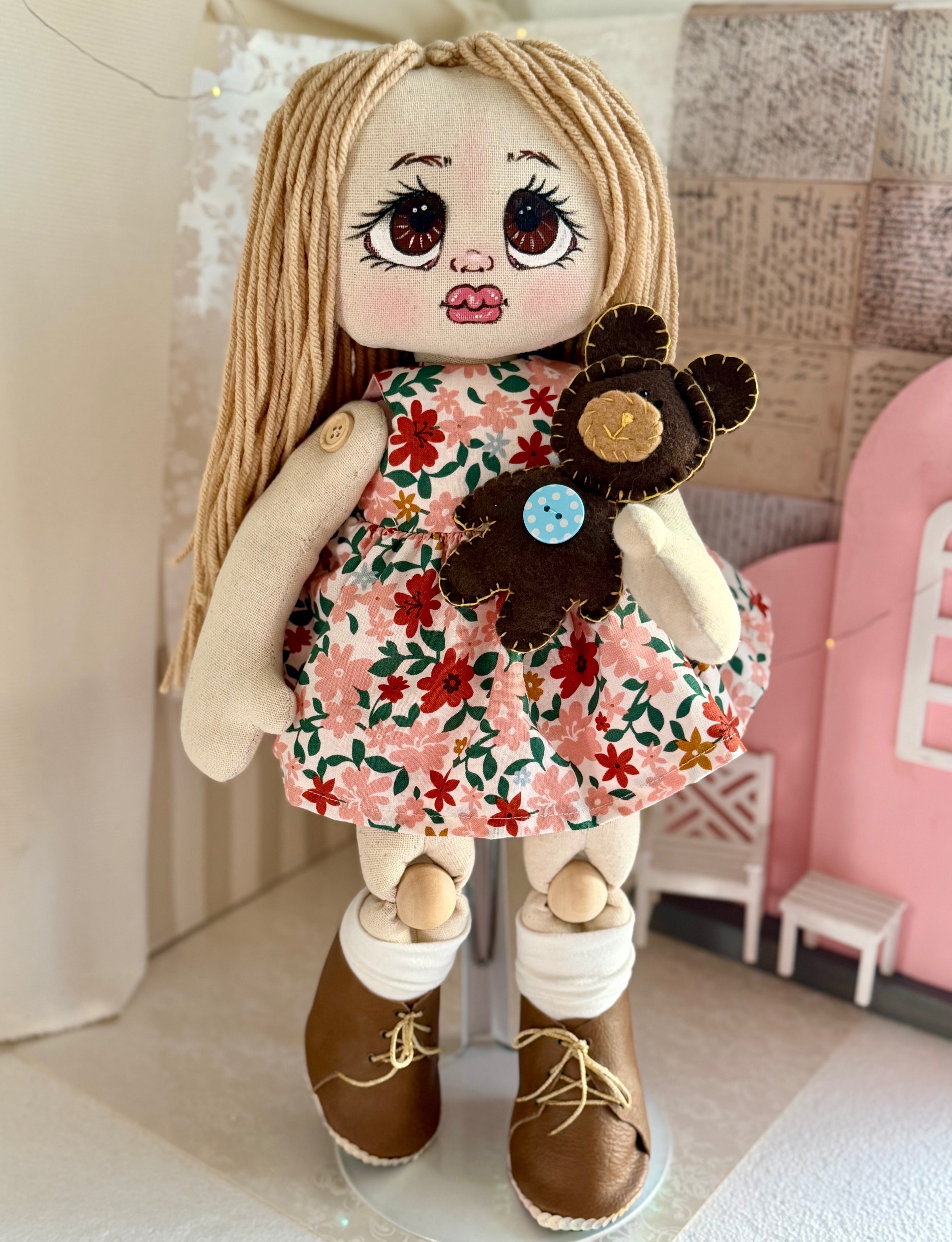 Handmade unique Heirloom Cloth Dolls / Dollygoodies special Collection