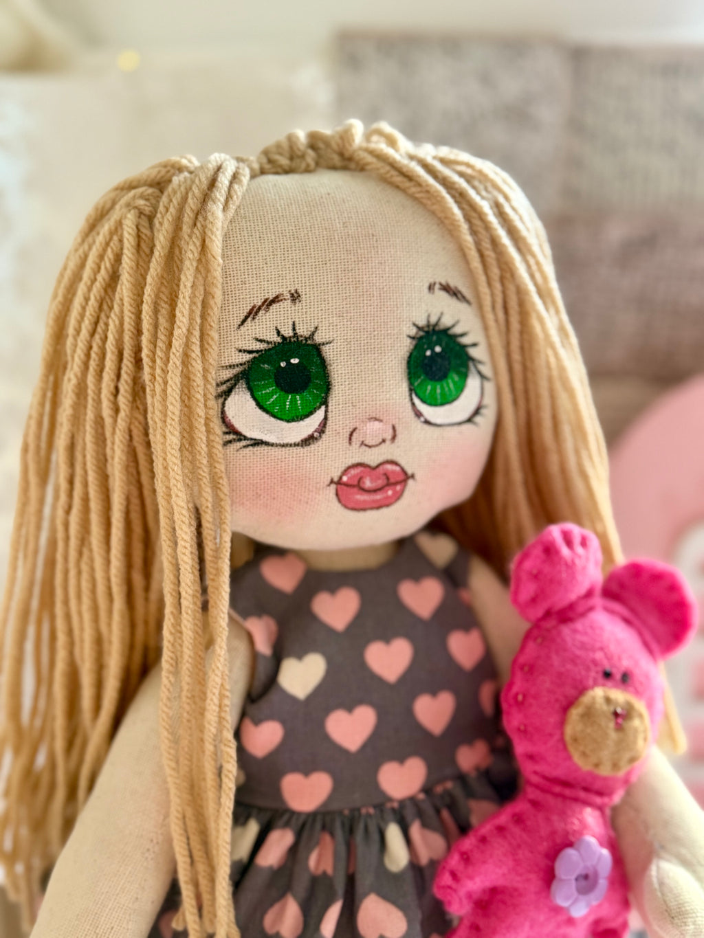 Handmade unique Heirloom Cloth Dolls / Dollygoodies special Collection