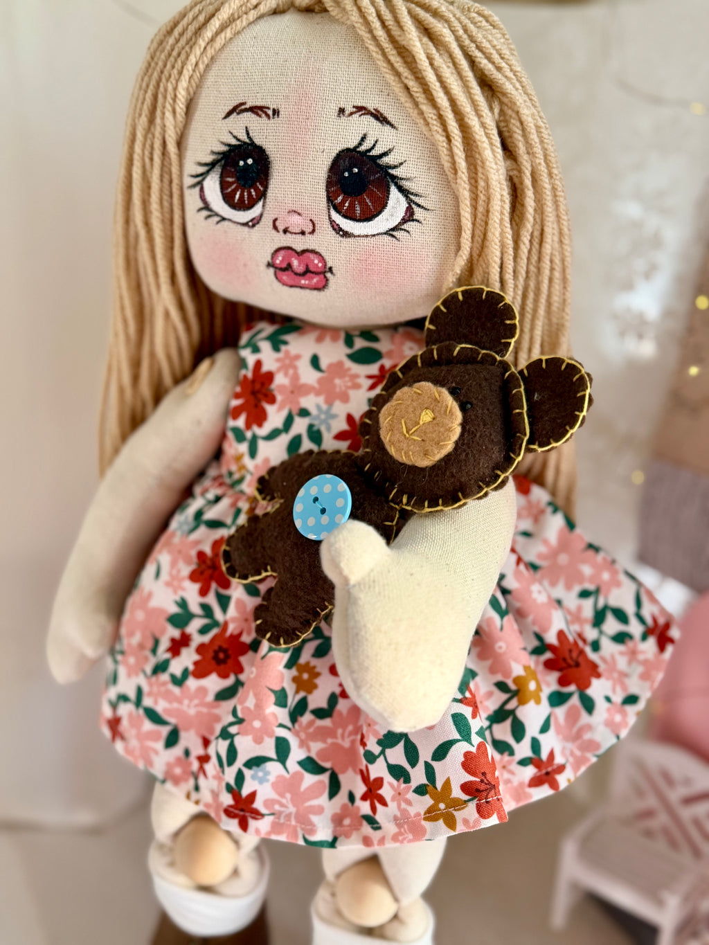 Handmade unique Heirloom Cloth Dolls / Dollygoodies special Collection