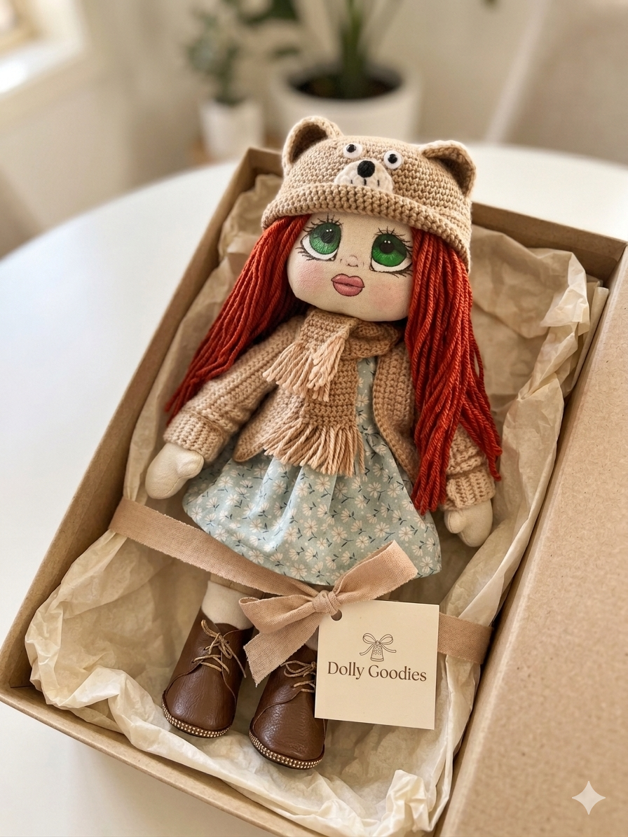 Handmade Heirloom Cloth Doll- Signature Collection