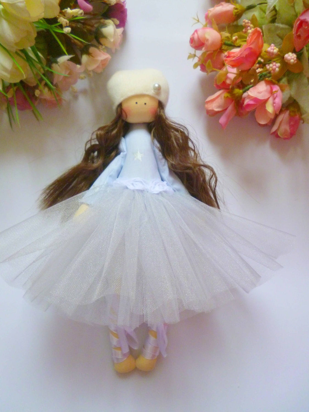 Handmade Cotton Tilda Doll for Nursery Decor