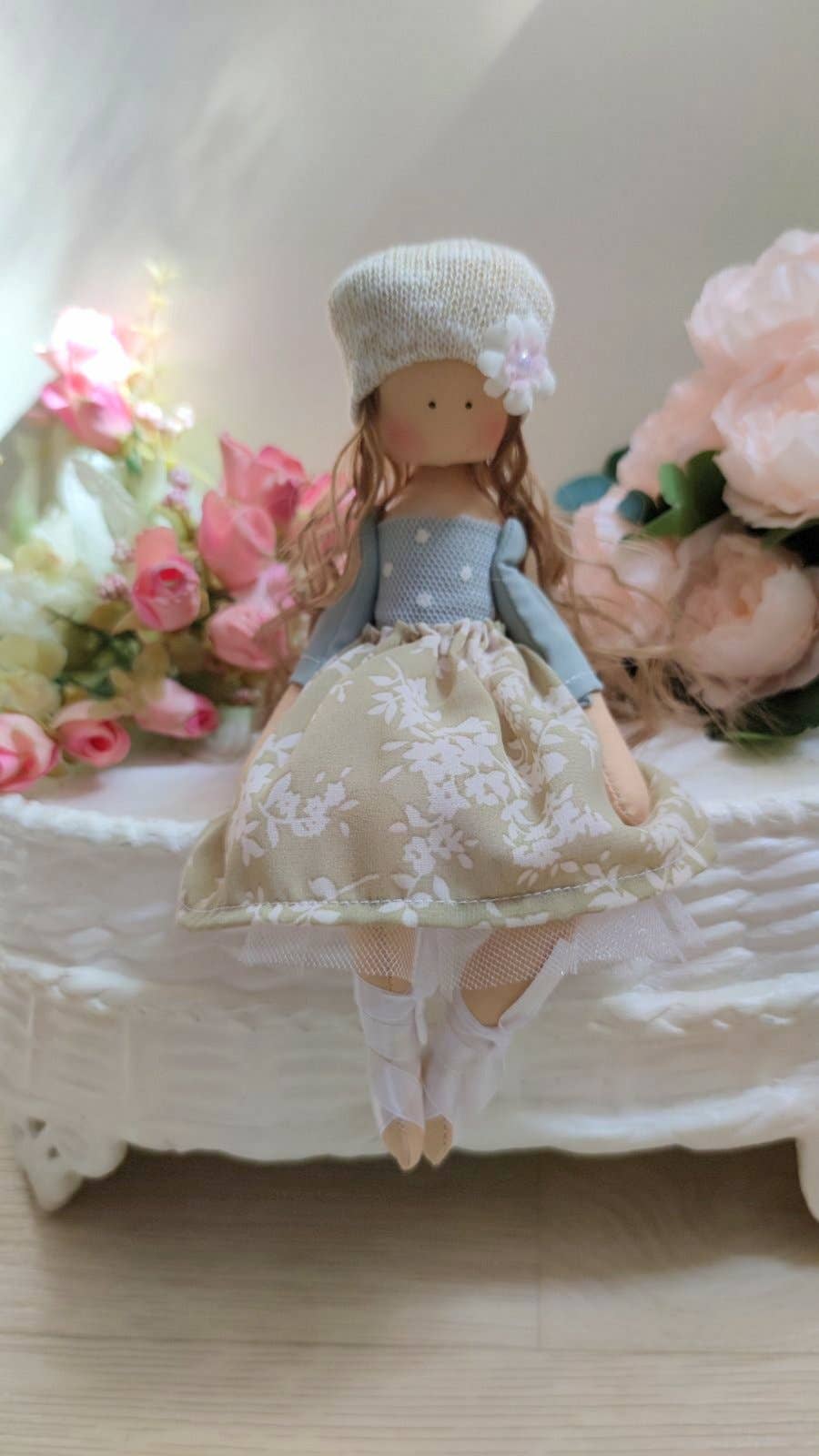Ballerina Doll, Princess Doll, Handmade cloth doll